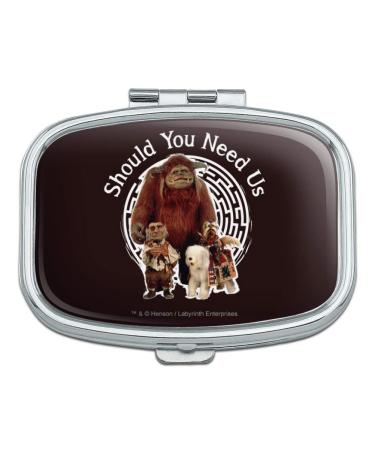 Should You Need Us Labyrinth with Ludo Hoggle and Didymus Rectangle Pill Case Trinket Gift Box