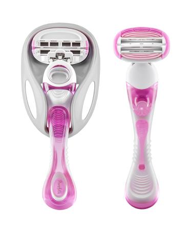 Pure Silk Contour 6 Women's Razor with 2 Blade Refills | Smooth & Comfortable Shaving - Buy Online on GoSupps.com