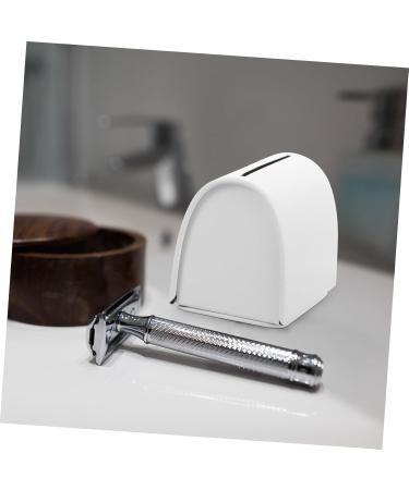 Sewacc Box for Hairdresser - Portable Sound Recycling & Blade Disposal Case | White Wrought Iron Knife Holder - Buy Online on GoSupps.com