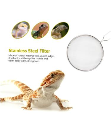 INOOMP 2pcs Pet Sand Shovel Fish Tank Filters Spider Terrarium Terrariums Lizard Terrarium Stainless Steel 26x14cmx2pcs Silverx2pcs - Buy Online on GoSupps.com