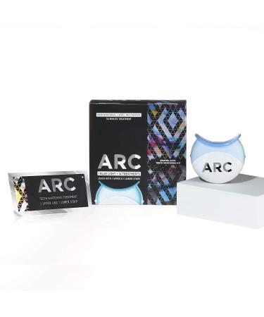 ARC Teeth Whitening Strip Kit with Blue Light - 28 Strips (14 Pack) for Ultimate Smile Brightening - Buy Online on GoSupps.com