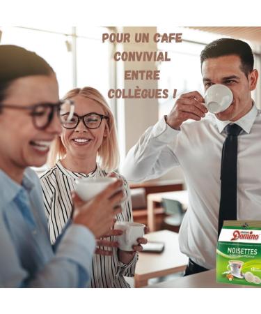 DOMINO Mix | Assortment of 10x18 SENSEO compatible coffee pods | Caramel Hazelnut Vanilla Chocolate Cappuccino flavors to vary the pleasures throughout the day - Buy Online on GoSupps.com
