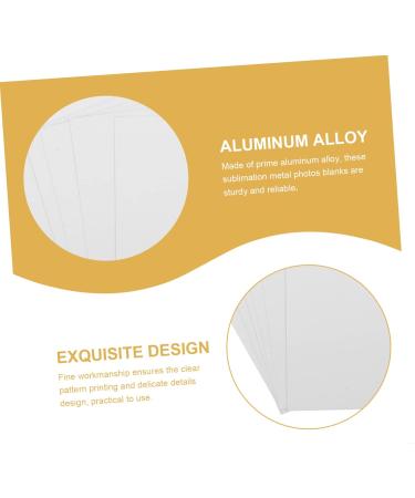 OATIPHO 6pcs photo frame metal photo blank Material sheet canvas DIY sublimation metal blanks White 20X15cm - Buy Online on GoSupps.com