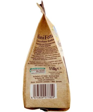  Italian Gourmet E.R. Mulino Bianco Pack of 3 mini cranberry and almond crispbreads with whole wheat flour high in fiber whole wheat rusks without palm oil 90g + gourmet Italian polpa 400g - Buy Online on GoSupps.com