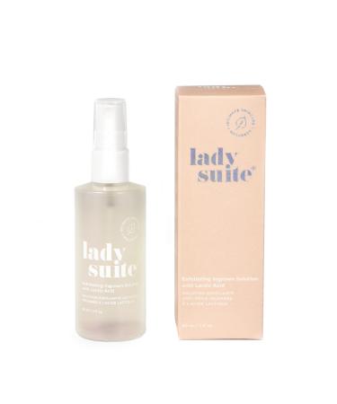 Lady Suite - Exfoliating Ingrown Spray with Lactic Acid | Clean  Non-Toxic  Intimate Skin Care (2 fl oz | 60 ml)