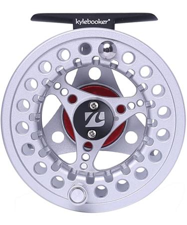 Kylebooker Fly Fishing Reel Large Arbor - Aluminum Body - 3/4wt 5/6wt 7/8wt - Silver - International Shipping Available - Buy Online on GoSupps.com