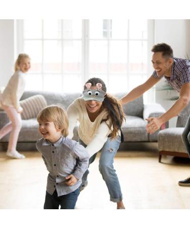 Kids Cute Sleep Eye Mask 3 Pack for Boys/Girls - Cartoon Animal Blindfold Set for Men Women - Perfect for Travel, Game Nap, Night Sleeping - Buy Online on GoSupps.com