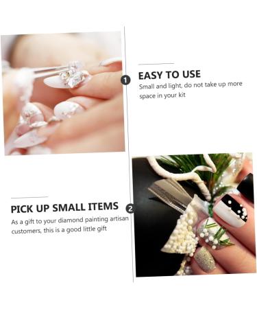 Beavorty 100 Pack Disposable Tweezers - Eyelash Manicure & Nail Art Tools | DIY Accessories & Fine Handicraft | 7.5x0.5cm Random Color - Buy Online on GoSupps.com