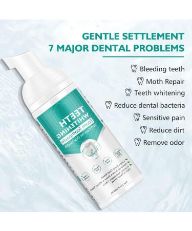 Kids Foam Toothpaste for Electric Toothbrush | Fluoride-Free Natural Formula | Stain Removal & Deep Cleaning | 2PCs x 60ml - Buy Online on GoSupps.com