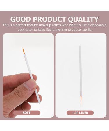 FOMIYES Mascara Tool 100Pcs Nylon Fiber Eyeliner One- off Eyeline Applicator Eyeliner Liquid Cosmetic Eye Wands Women Makeup Tools Makeup Gadgets - Buy Online on GoSupps.com