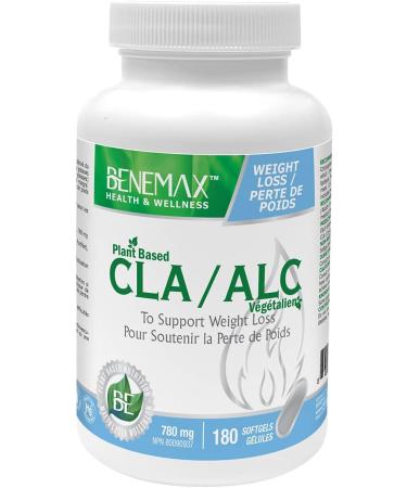 Benemax CLA High Potency - 80%. Supports Healthy Weight Management Lean Muscle Mass Non-Stimulating Conjugated Linoleic Acid. 100% Plant Based & Vegan - Outer Softgel Made of Tapioca vs Other Brands that Use Carrageenan or Gelatin. 180 softgels - Buy Online on GoSupps.com