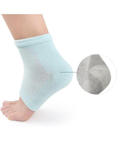 Frcolor Moisturizing Gel Heel Socks - 3 Pairs of Silicone Socks for Dry Cracked Heels | International Shipping - Buy Online on GoSupps.com