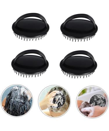 Hoement 4-Piece Massage Shampoo Brush Set | Scalp Care & Hair Styling Tools for an Invigorating Bathroom Experience - Buy Online on GoSupps.com