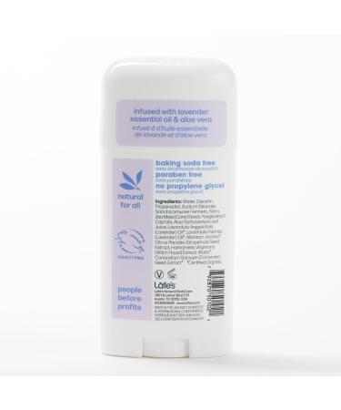 Lafe's Natural Deodorant | 2.25oz Aluminum Free Natural Deodorant Stick for Women & Men | Paraben Free & Baking Soda Free with 24-Hour Protection (Lavender & Aloe/Extra Strength 2.25 Ounce - 3-Pack) - Buy Online on GoSupps.com