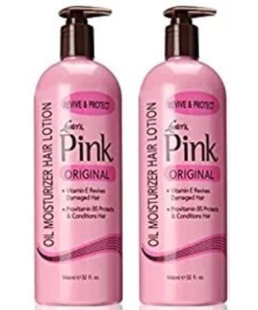 Luster's Pink Oil Moisturizer Hair Lotion 32 Ounce (Packaging may vary) (2 Pack)