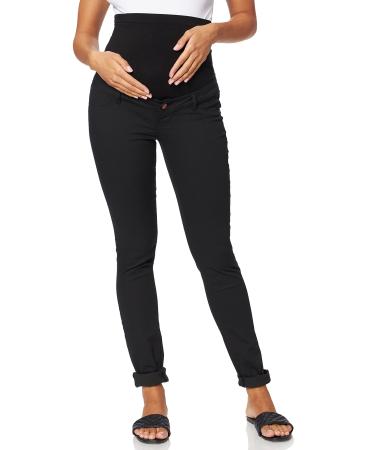 Mamalicious Women's Mljuliane Slim Pant-Noos Maternity Jeans 28 Black