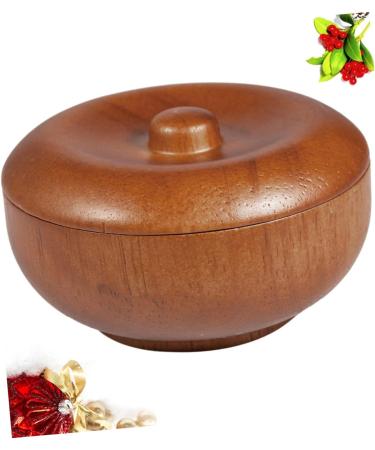 Fomiyes Wooden Bowl Soap Shell | Premium Wood Shaving Cup for Men | Durable Bamboo Shaver Bowl - Buy Online on GoSupps.com