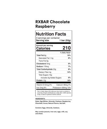 RXBAR Variety Pack - 30 Pack of 1.83 oz Gluten Free Protein Bars - Buy Online on GoSupps.com