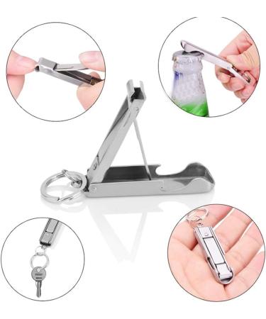 Outdoor Multi-Function 2 Nail Cutter Chain Ring Nail Cutter Clippers Nail Clippers For Nail Clippers In 1 Mini Tool Key Bottle Opener - Buy Online on GoSupps.com