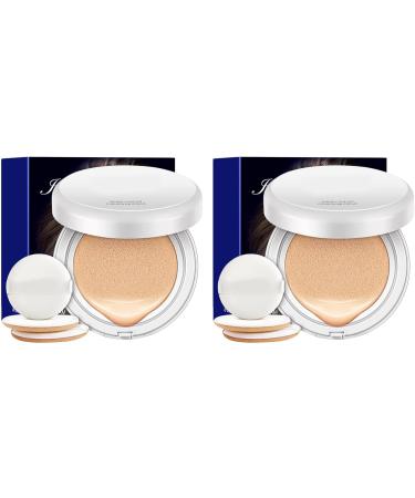 CC Creme - Foundation Covering Blemishes - Concealer Light Air Cushion Liquid Foundation Natural Light (2PCS) - Buy Online on GoSupps.com