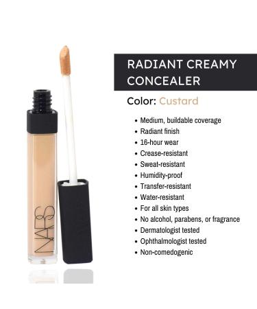 NARS Radiant Creamy Concealer - Custard 6ml | Buy Now | International Shipping Available - Buy Online on GoSupps.com