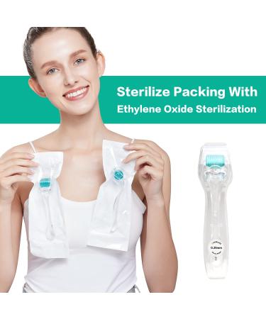 Morlake 0.25mm Microneedling Derma Roller with Real Needle Individual Micro Needles - 2 Pack - Buy Online on GoSupps.com