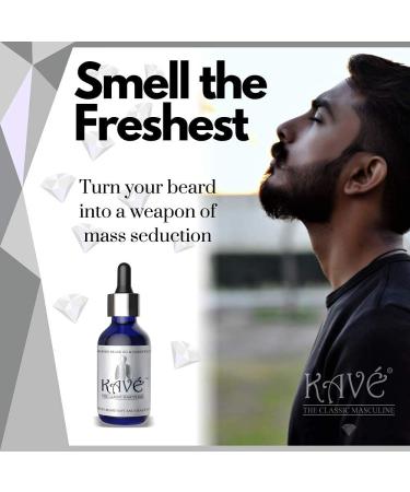 Kave Beard Oil & Conditioner for Men - 100% Natural Organic Softener & Moisturizer with Argan & Jojoba Oils - Bonus Comb - 3 Pack (7.2 Oz) - Buy Online on GoSupps.com