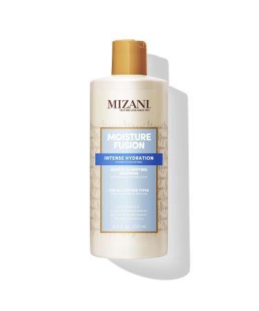 Mizani Moisture Fusion Gentle Clarifying Shampoo  Cleanses Hair to Remove Buildup  with Charcoal  for Curly Hair 16.9 Fl Oz (Pack of 1)