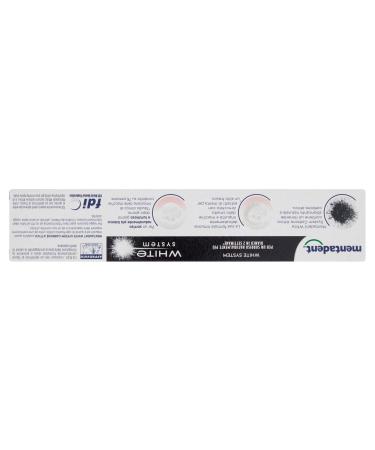 Mentadent Toothpaste with Activated Carbon - Multi-Coloured - International Shipping Available - Buy Online on GoSupps.com