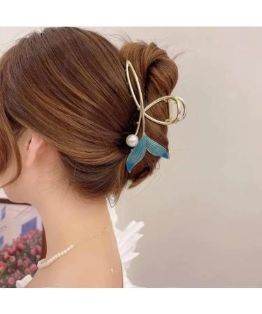 Claws Clips Hair Accessories Korean Blue Butterfly Fishtail Hair Clips for Women Hairpin Hair Claw Elegant Crab Shark Clip Headdress 2 (Color : 108) Blue (Color : 2) - Buy Online on GoSupps.com