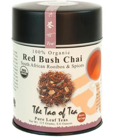The Tao of Tea Red Bush Chai 4 Ounce Tin - Buy Online on GoSupps.com