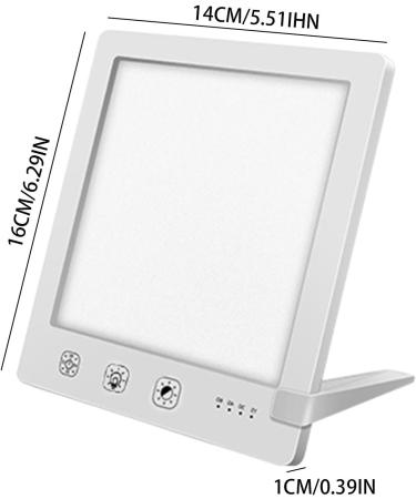 Sunlight Lamp 10000 Lux - 10000 Lux Bright Sunlight Lamps | Foldable Stand Touch Control Home Daylight Lamp with Temperature & Brightness Settings and Timer for Home White - Buy Online on GoSupps.com