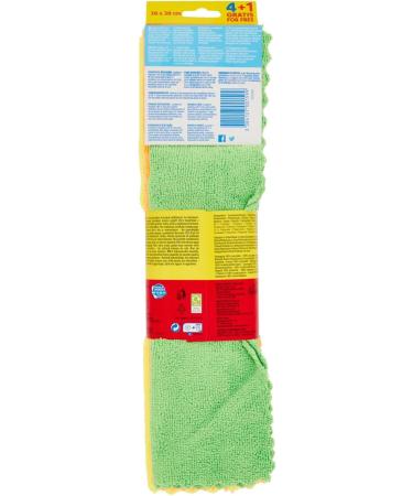 Spontex Spontex Microfibre Cloth Econ 4+1U 30g - Buy Online on GoSupps.com