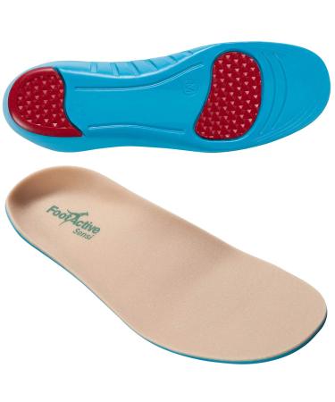 FootActive Sensi - Insoles for sensitive feet - A treat for heels and balls of feet! 44/45 EU Beige