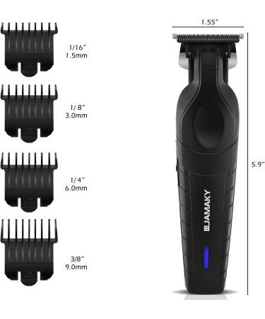Buy Hair Trimmer for Men - Zero Gap T Blade Rechargeable Type-C Black | Best Beard Trimmer for Home Use - Buy Online on GoSupps.com