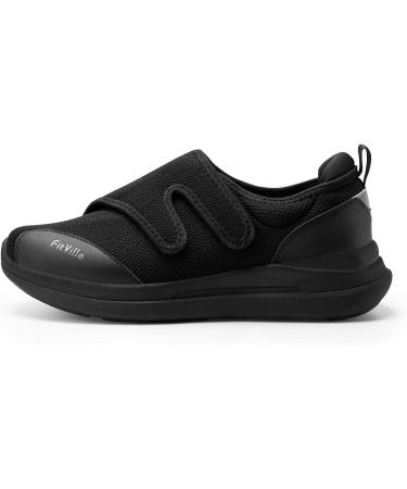 FitVille Men's Extra Wide Orthopedic Diabetic Shoes with Arch Support - Black, Size 10.5 - Easy Slip-On Sneakers for Swollen Feet - Buy Online on GoSupps.com