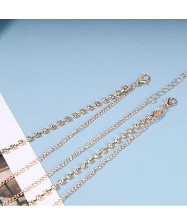 Shop Inilbran Boho Layered Rhinestone Head Chain - Vintage Adjustable Hair Accessories for Women & Girls | Perfect for Festivals - Buy Online on GoSupps.com