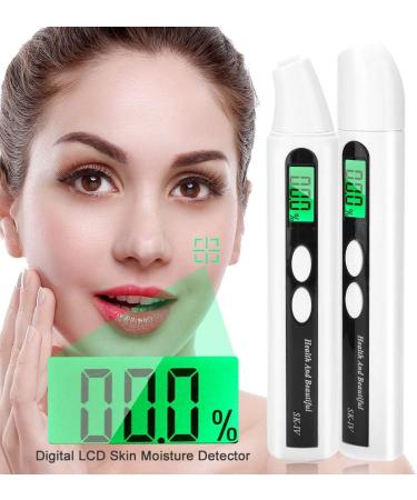 Digital Face Skin Tester Tests Moisture and Fat 0 99.9% Skin Analyzer Monitor Skin Moisture Oil Tester Skin Analyzer with LCD Digital - Buy Online on GoSupps.com