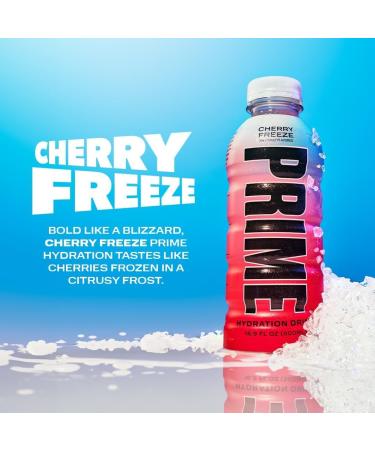 Prime Hydration Electrolyte-Rich Drink - Cherry Flavor 500ml (12 Pack) - Buy Online on GoSupps.com