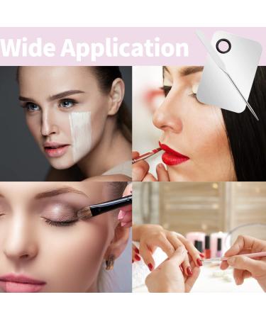 3PCS Stainless Steel Makeup Spatula Set - Korean Inspired Mixing Palettes & Tools - Buy Online on GoSupps.com