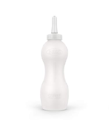 BESS Calf 2qt Nursing Feeding Bottle: Leak-Free  Non-Collapsing  with Clear Screw-on Nipple