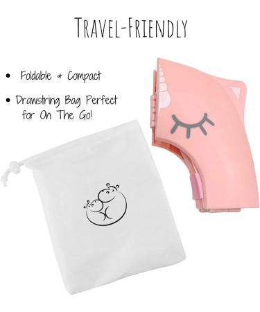 Hippypotamus Pink Unicorn Travel Potty Seat for Toddler - Foldable Training Seat for Baby & Kids - Buy Online on GoSupps.com