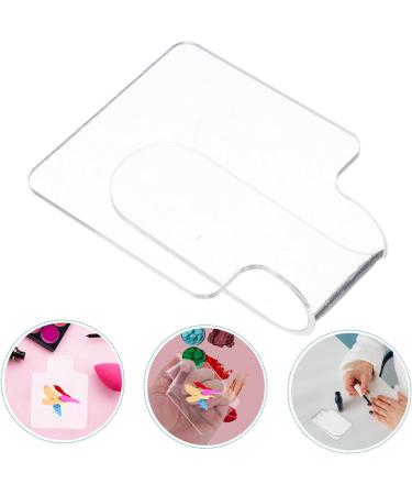  FRCOLOR FRCOLOR 10 Piece Transparent Acrylic Makeup Mixing Palette Compact Handy Foundation Tray for Precise Color Mixing Nail Art Lightweight Easy to Clean - Buy Online on GoSupps.com
