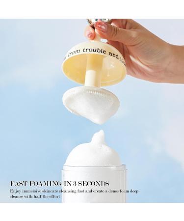 Foam Maker | Skincare Whip Maker | Rich Foamer Dispenser Facial Cleanser Foam Whipper Convenient Skincare Generator Portable Foam Whip Maker for Household Facial Cleansing Black - Buy Online on GoSupps.com