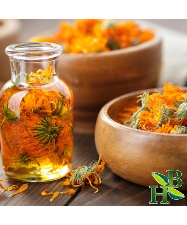 Buy Wildcrafted Calendula Flowers - 4oz | Herb To Body | Natural Skincare Essential - Buy Online on GoSupps.com