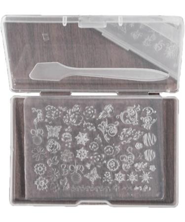 MCAORI 3D Nail Art Mold with Variety of Patterns Template Carving Sticker Stencil Tools Creative Stunning Nail Decorations - Buy Online on GoSupps.com