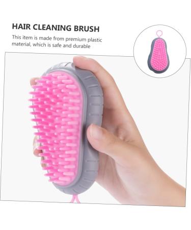 Beatifufu Hair Scalp Shampoo Brush Set Shampoo Brush for Home Ergonomic Design Scalp Face Random Color - Buy Online on GoSupps.com