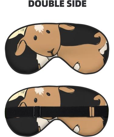 SSIMOO Brown Goat Soft Sleep Eye Mask - Breathable Eye Patch for Women | Ideal for Travel & Relaxation - Buy Online on GoSupps.com