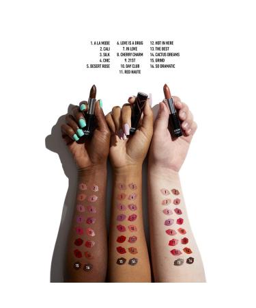 NYX Shout Loud Satin Lipstick - 21st Hot Pink | Infused with Shea Butter - Buy Online on GoSupps.com