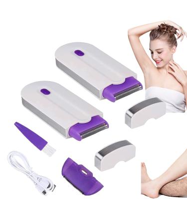 Infinity Razors for Women Baldbaddie Unisex Hair Eraser Light Technology Hair Remove Silky Smooth Painless Hair Removal Rechargeable Epilator for Any Part of the Body Razor Refill (2pcs)